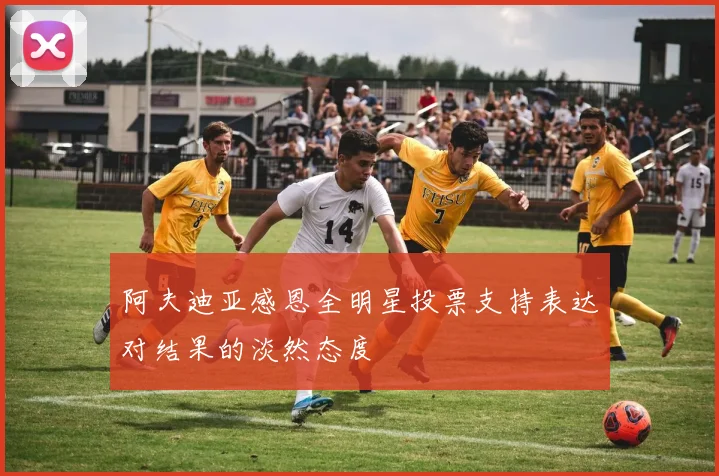 阿夫迪亚感恩全明星投票支持表达对结果的淡然态度